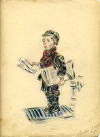 Drawing_Newsboy_1909